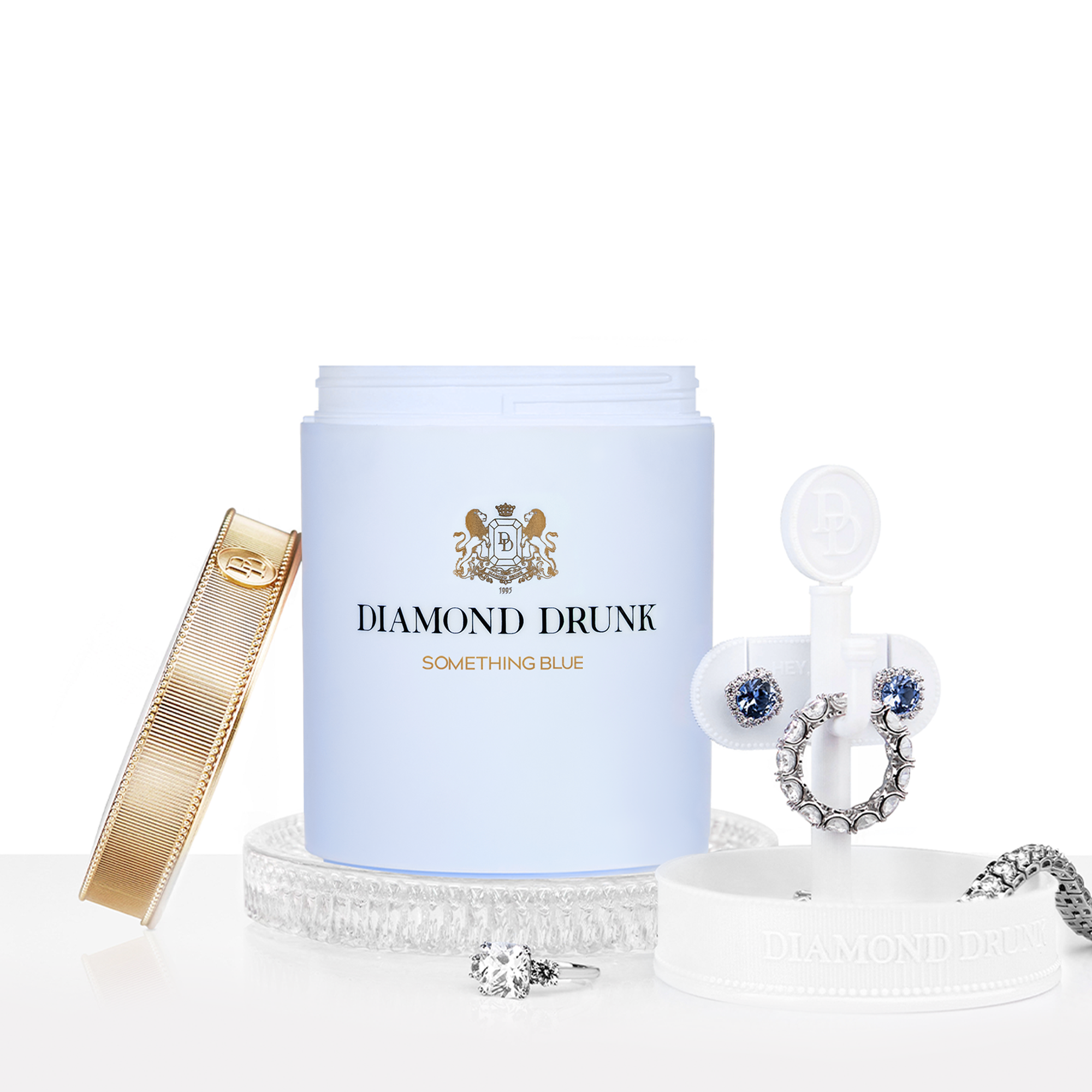 Use Diamond Drunk every night for perfectly clean & sparkling jewelry